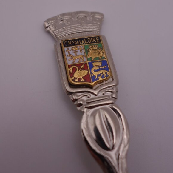 CH DE LA LOIRE Souvenir Spoon - Picture 1 of 15